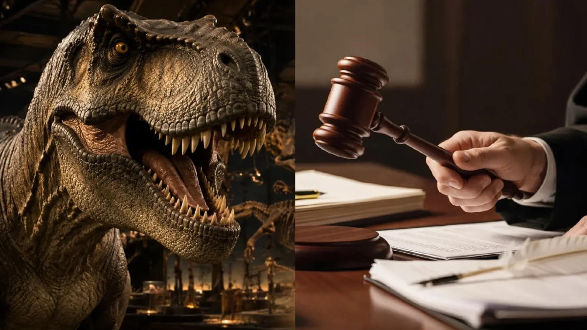 Bolsa de couro de tiranossauro rex vai a leilão por R$ 3 milhões; veja foto Item desenvolvido em laboratório será leiloado em Paris