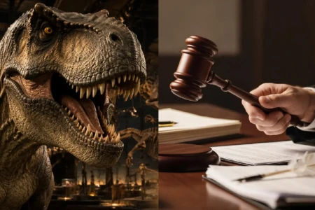 Bolsa de couro de tiranossauro rex vai a leilão por R$ 3 milhões; veja foto Item desenvolvido em laboratório será leiloado em Paris