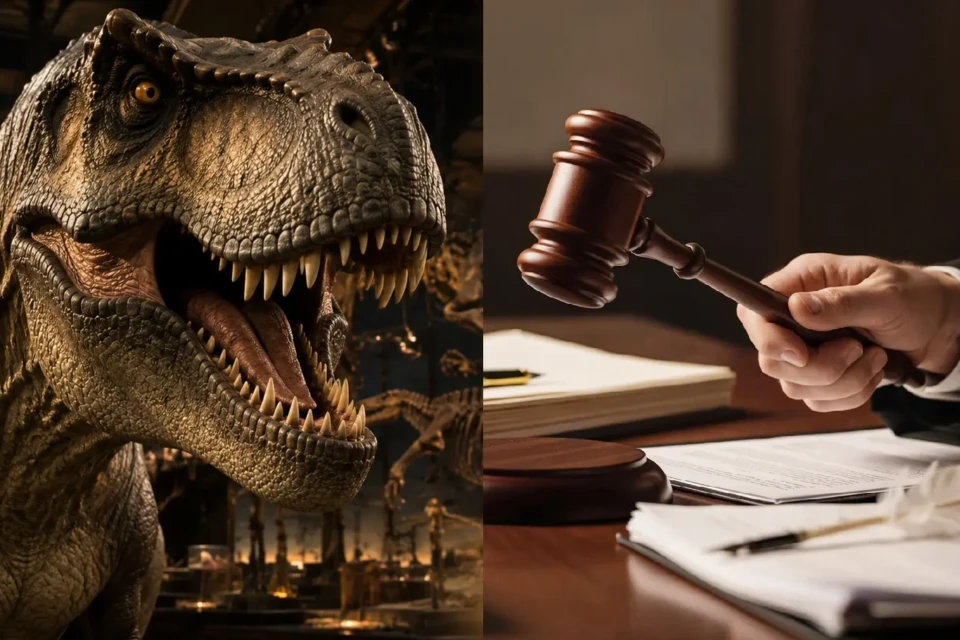 Bolsa de couro de tiranossauro rex vai a leilão por R$ 3 milhões; veja foto Item desenvolvido em laboratório será leiloado em Paris