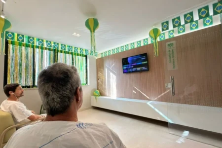 Sala de convivência do HGG