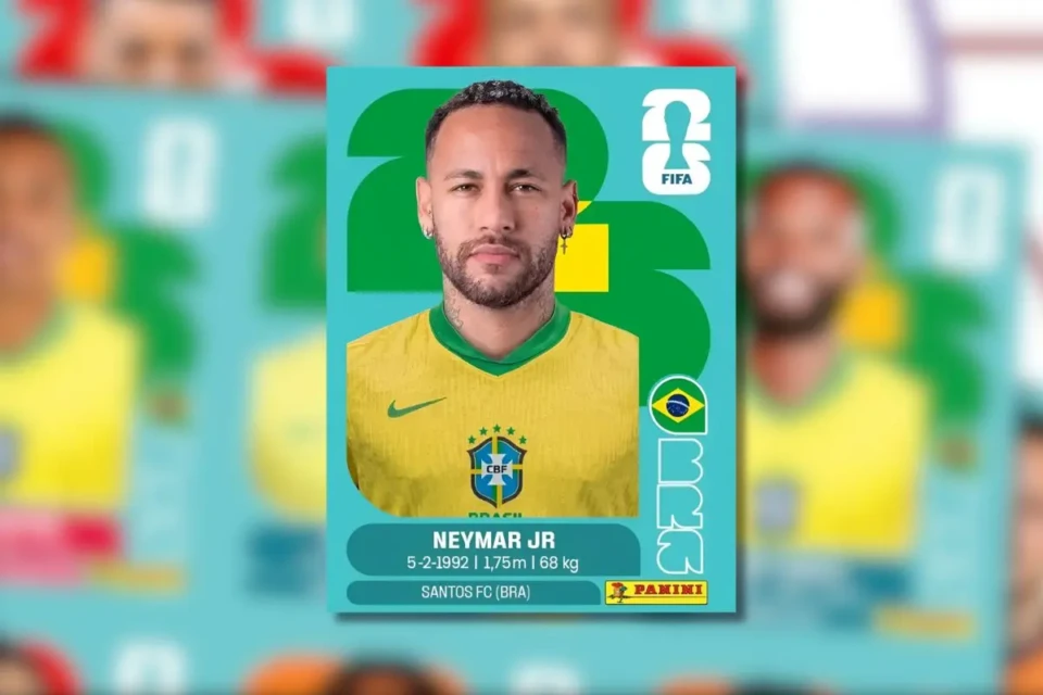 Como comprar e quanto custa atualizar álbum da Copa com figurinha do Neymar (Foto: Mais Goiás)