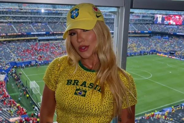 Virginia posta vídeo do gol de Vini Jr., mas não faz comentários (Foto: Instagram)