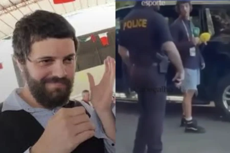 Defante é supostamente detido durante cobertura da Copa nos EUA (Foto: Reprodução)