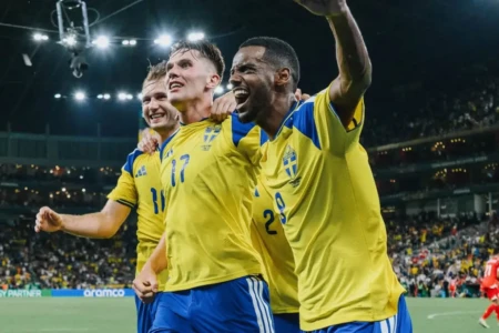 Suécia venceu por 3 a 1 (Foto: Reprodução / Instagram)