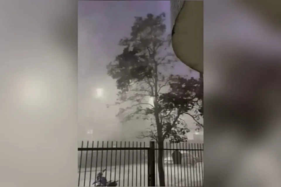 Imagem do temporal