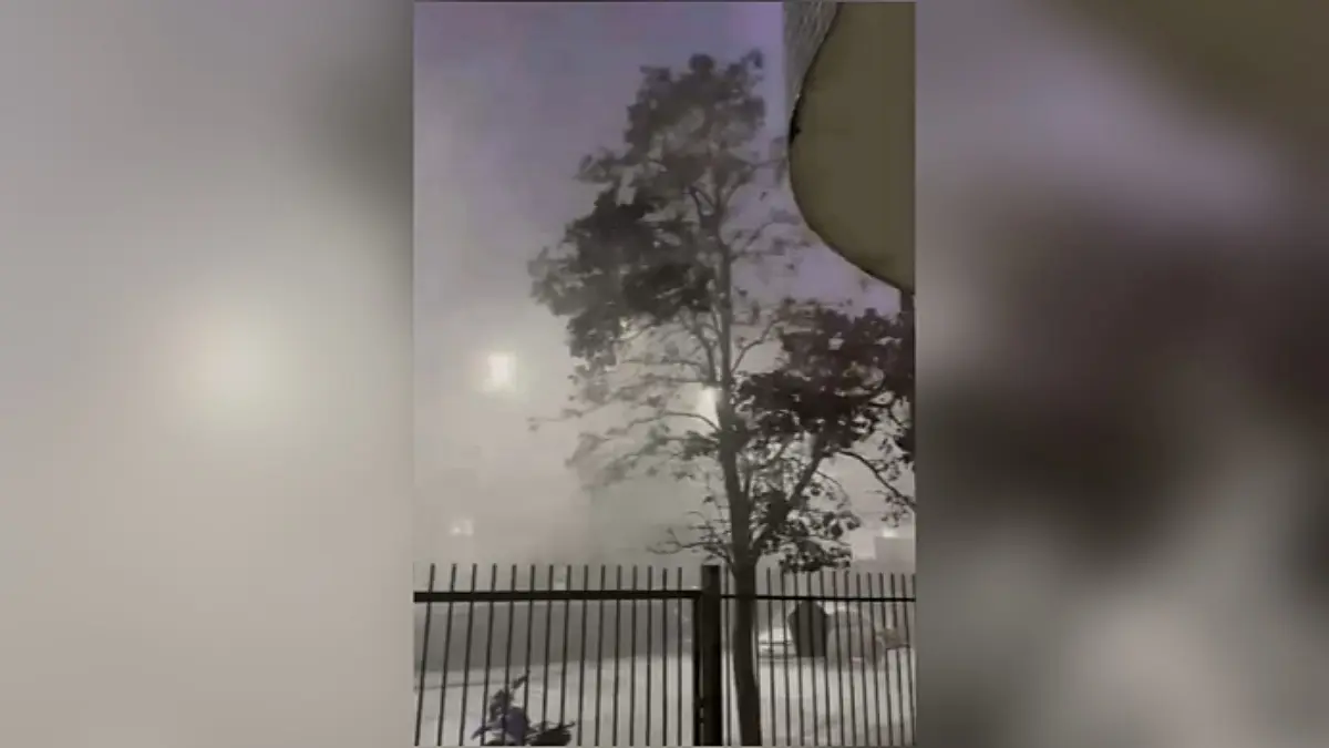 Imagem do temporal