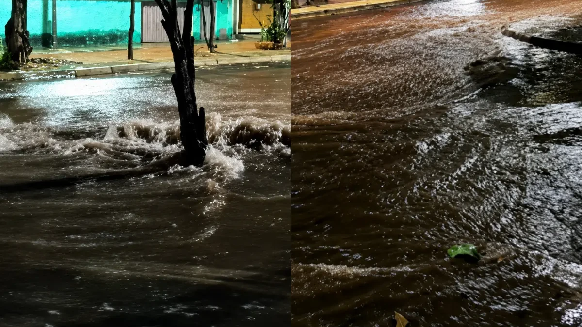 Imagem do volume de chuvas