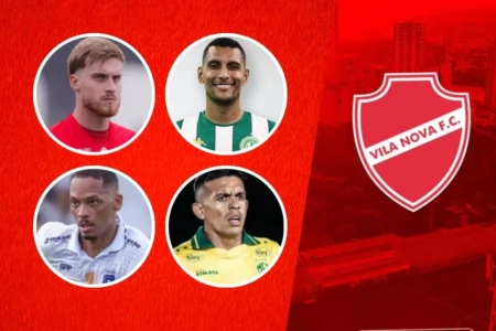 Pacotão de reforços do Vila (Fotos: Breno Bora: Paranavaí Caíque Jesus: Comunicação/Primavera-MT Cariús: JP Pinheiro/Mirassol Meritão: Márcio Cunha/Chapecoense)