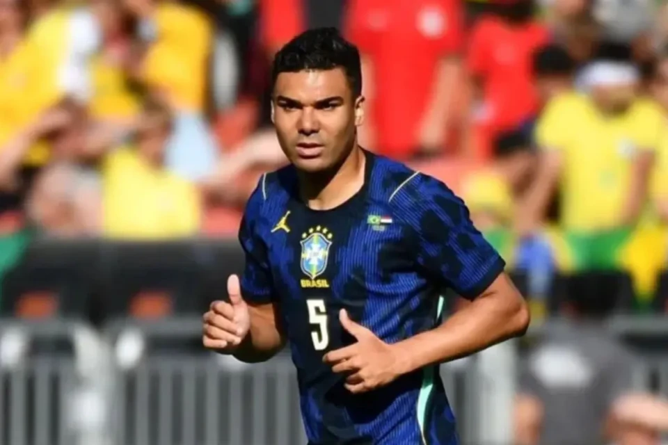 Casemiro foi o 4º mais lento entre os jogadores de linha que atuaram pelo menos um tempo na Copa até agora (Foto: Instagram)