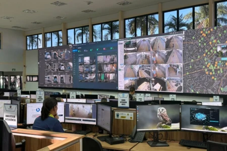Imagem do centro de controle