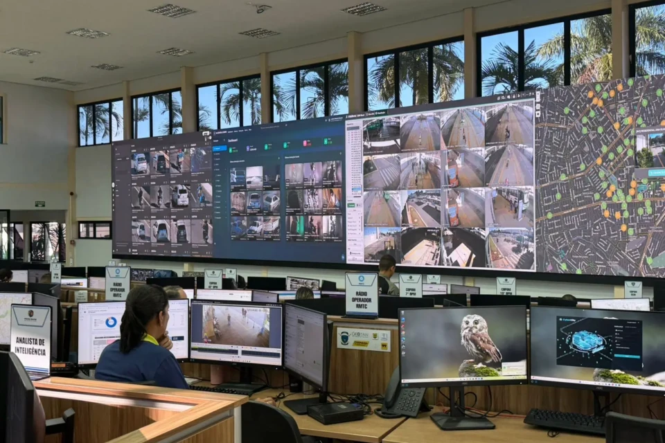 Imagem do centro de controle