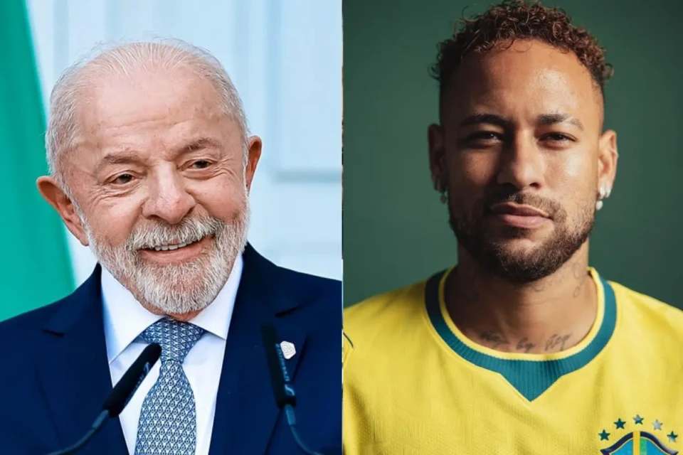 Presidente Lula e o atacante Neymar (Foto: Instagram)