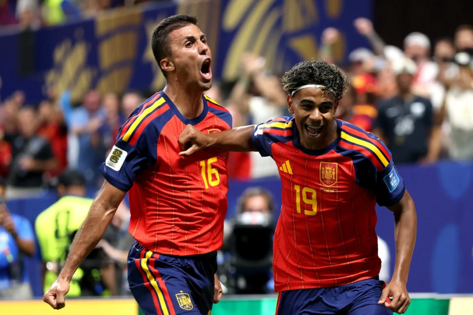 No retorno de Lamine Yamal, Espanha faz 1º tempo avassalador (Foto: Instagram)