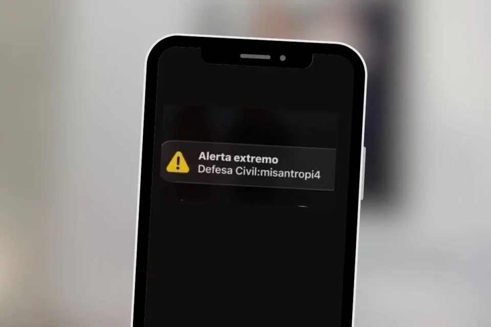 PF descobre de onde saiu alerta falso da Defesa Civil com palavra 'misantropia' para celulares do Brasil inteiro (Foto: Mais Goiás)