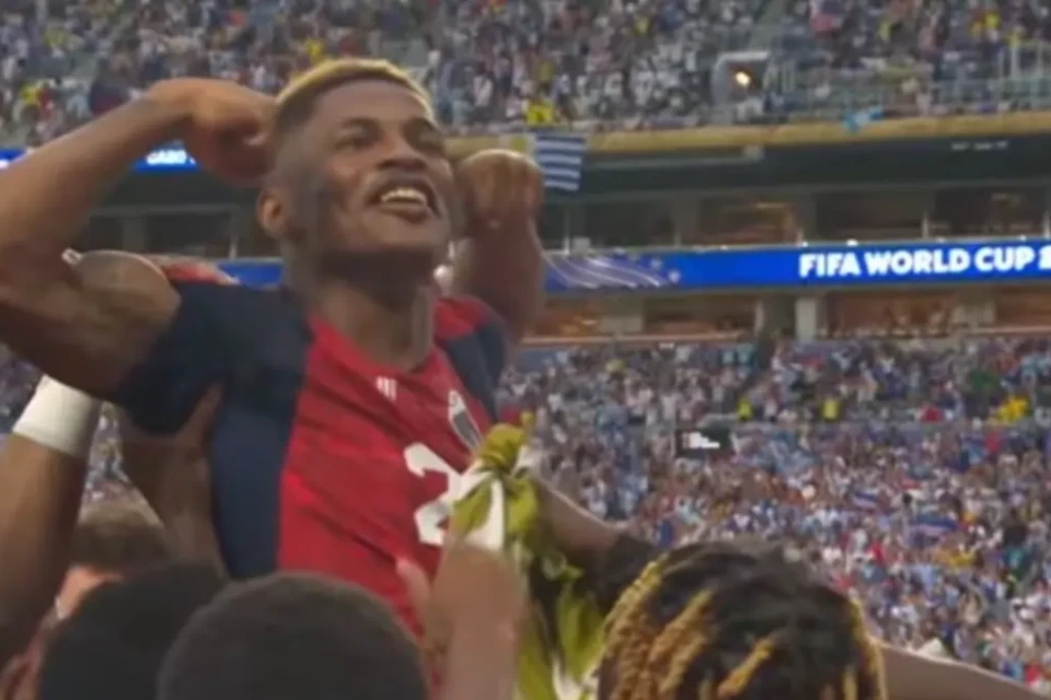 Cabo Verde marcou os primeiros gols na história das Copas (Foto: Reprodução)