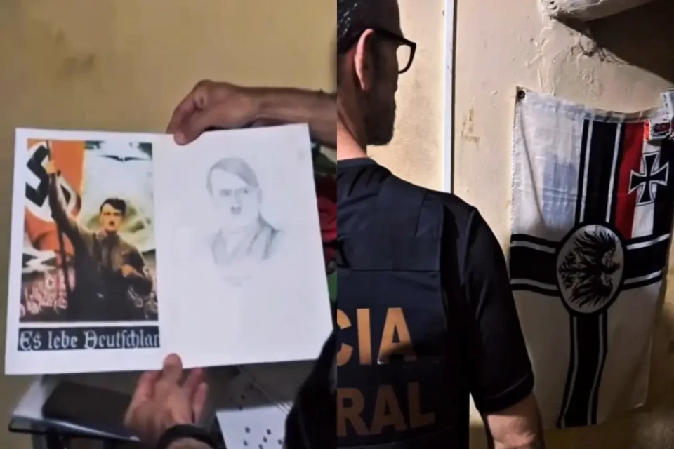 Imagem dos objetos apreendidos