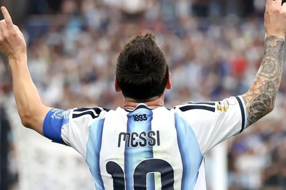 Messi Gols Copa Foto AFA