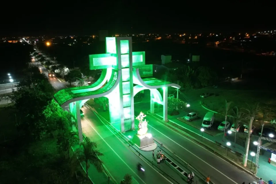 Imagem da entrada da cidade