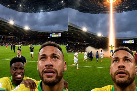 Abdução durante jogo do Brasil É hoje invasão alienígena abdução durante jogo Brasil x Escócia Vó Bahiana sonhado com invasão extraterrestre