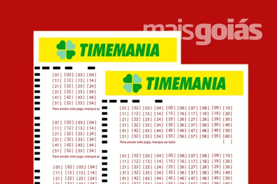 Timemania 2407: confira o resultado (Foto: Mais Goiás)