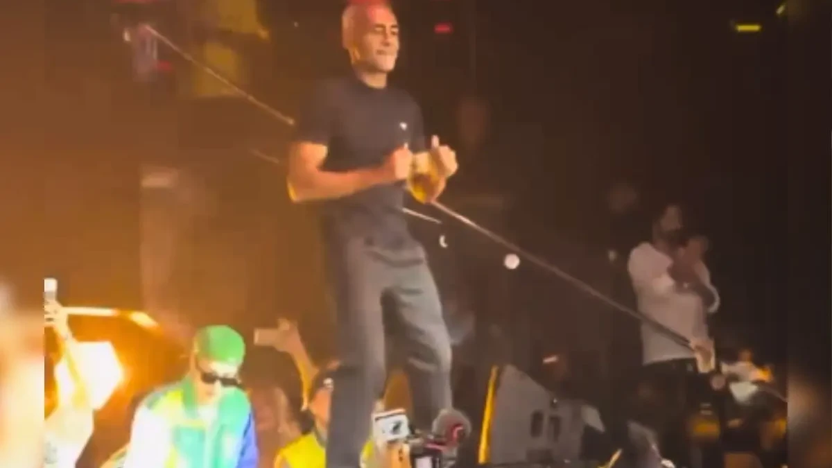 Romário é flagrado na balada em Miami após vitória da seleção; vídeo (Foto: Reprodução)