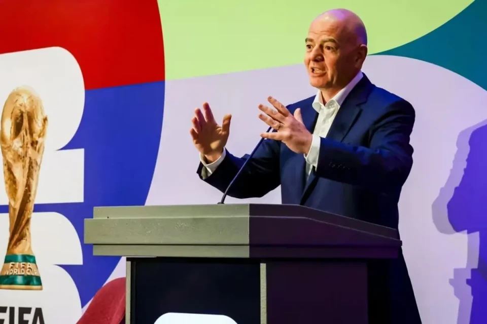 Presidente da Fifa, Gianni Infantino: reaproximação com a Rússia (Foto: Fifa)