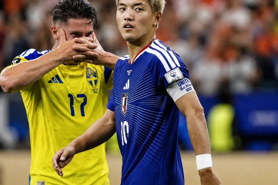 Suécia x Japão foto