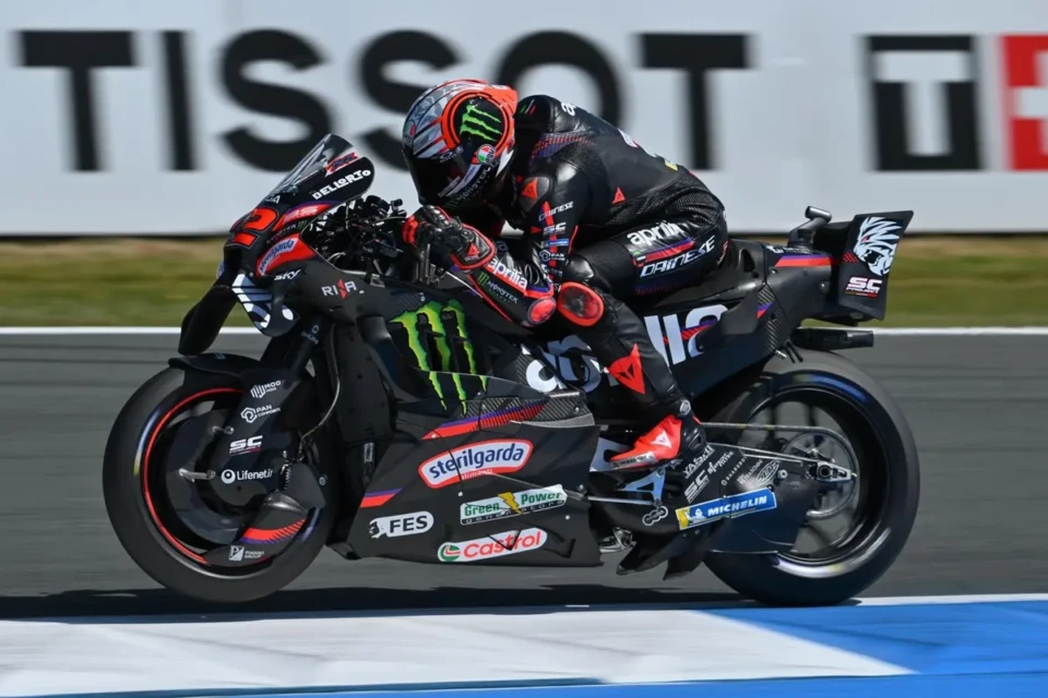 Marco Bezzecchi durante corrida da MotoGP