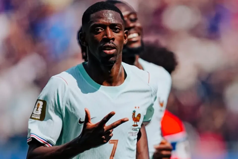 Todos os gols dos franceses foram marcados no primeiro tempo (Foto: Reprodução / Instagram)