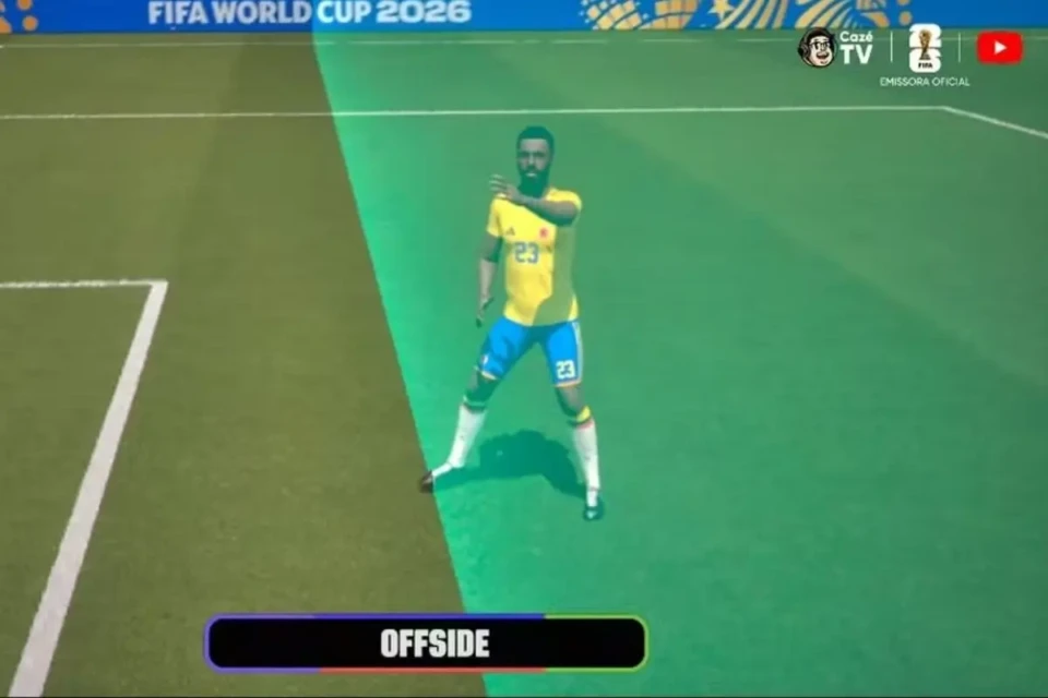 Dedão do pé faz gol da Colômbia contra Portugal ser anulado (Foto: Reprodução)