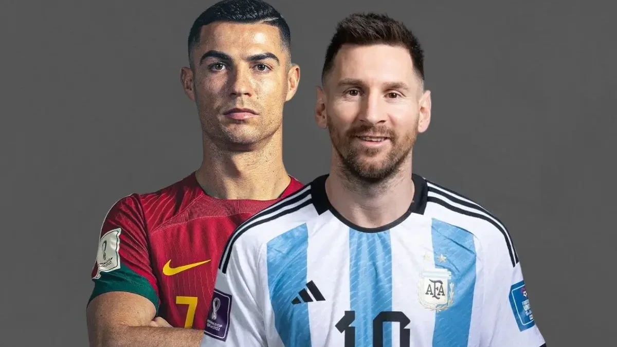 Cai a chance de confronto entre Messi e Cristiano Ronaldo na Copa (Foto: Mais Goiás)