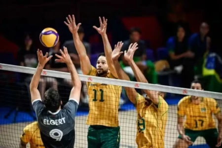 Vôlei masculino: Brasil vence Canadá no tie-break e reage na VNL (Foto: Divulgação)