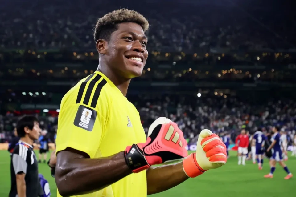 Goleiro do Japão, Zion Suzuki (Foto: Instagram)