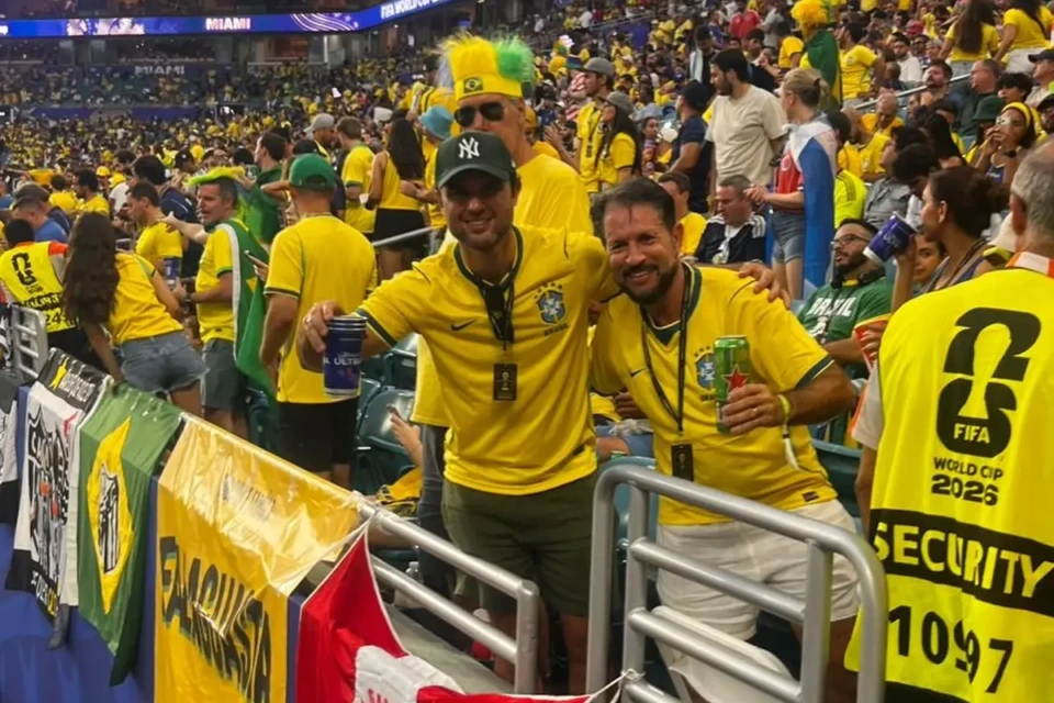 torcedor do CRB em estádio da Copa