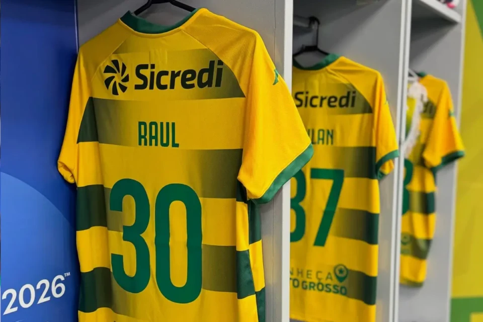 Vestiário do Cuiabá antes de jogo contra o América-MG (Foto: Instagram)