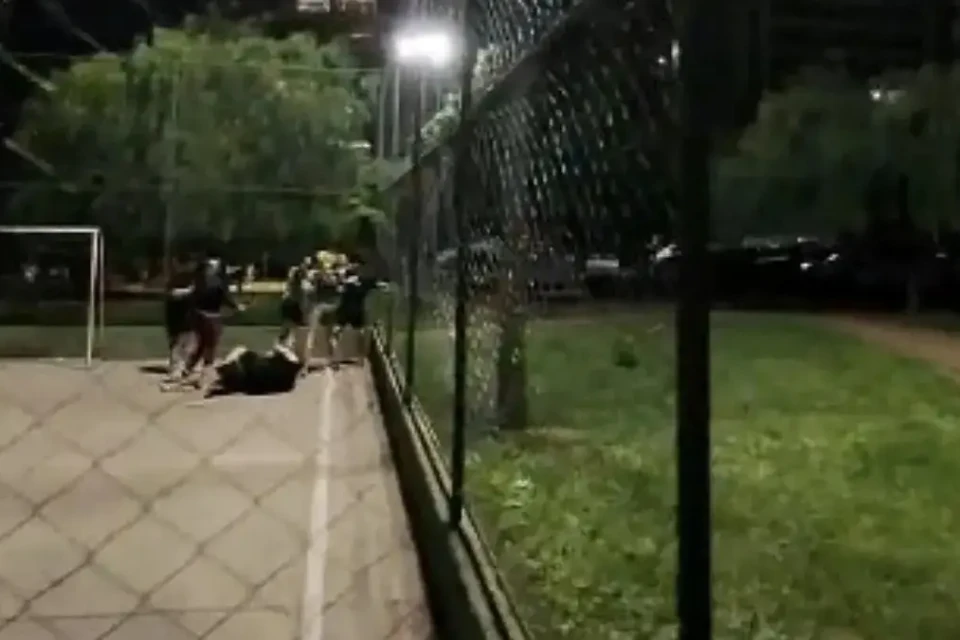 Imagem da agressão