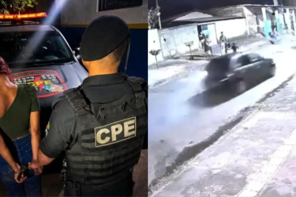 Mulher foi presa pela CPE - (Foto: reprodução/PM)