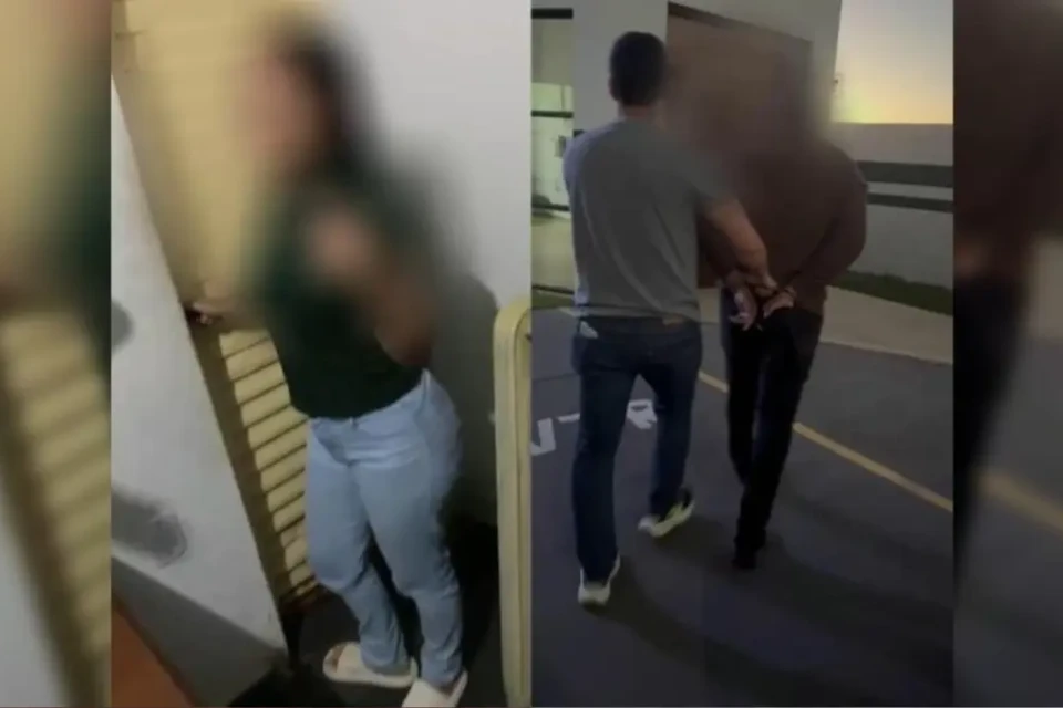 Madrasta e pai presos por manter criança em banheiro - (Foto: reprodução/PC)