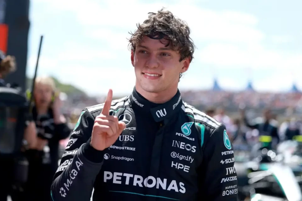 Kimi Antonelli no GP da Grã-Bretanha de Fórmula 1