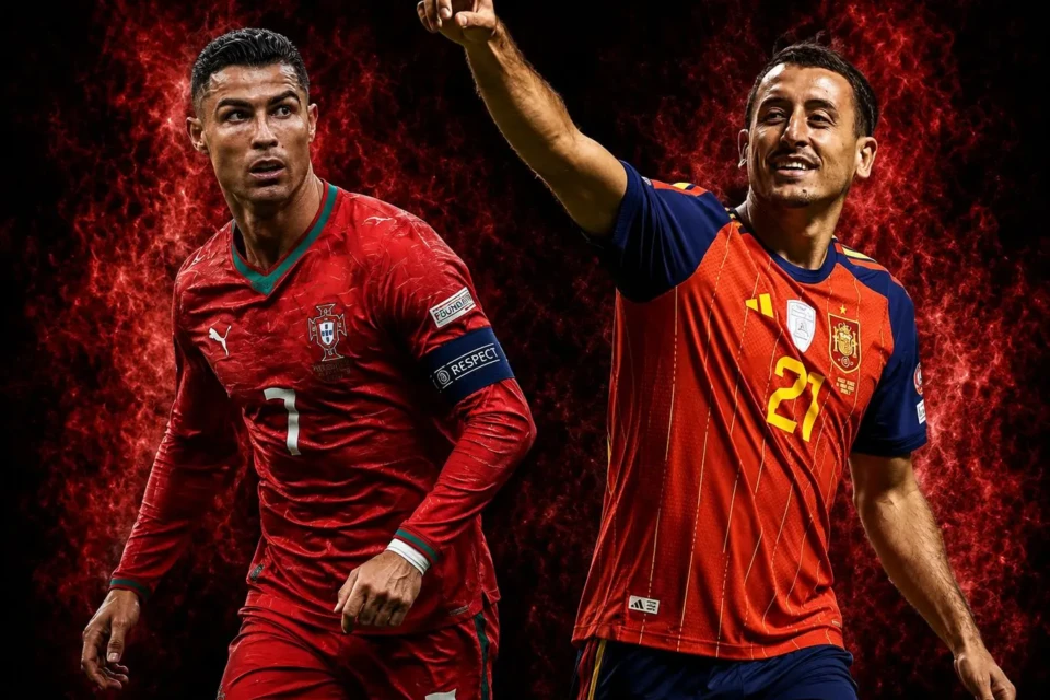 Portugal e Espanha duelam por vaga nas quartas da Copa