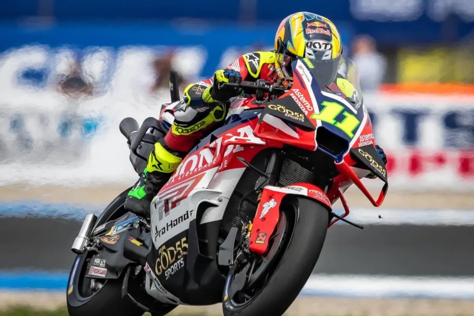 Diogo Moreira em corrida da MotoGP