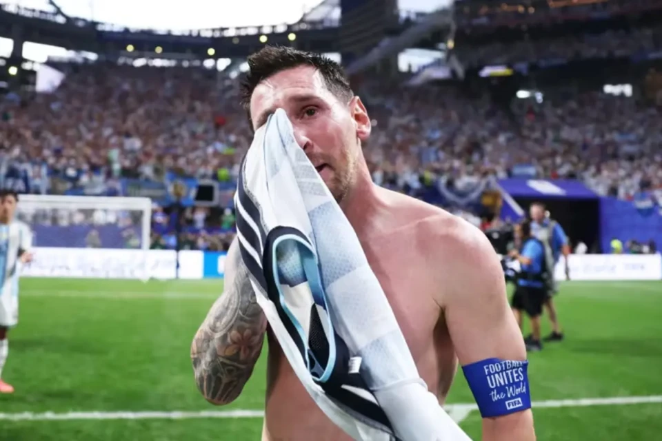 Messi se emociona após classificação da Argentina (Foto; Fifa)