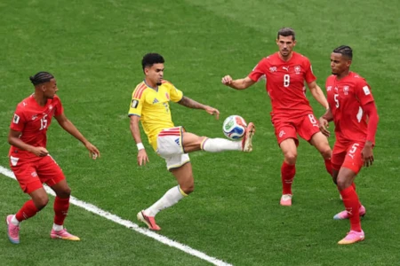 Agora: Colômbia e Suíça disputarão prorrogação (Foto: Fifa)