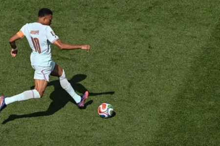 Atacante Kylian Mbappé, da França: destaque do 1º tempo (Foto: Fifa)