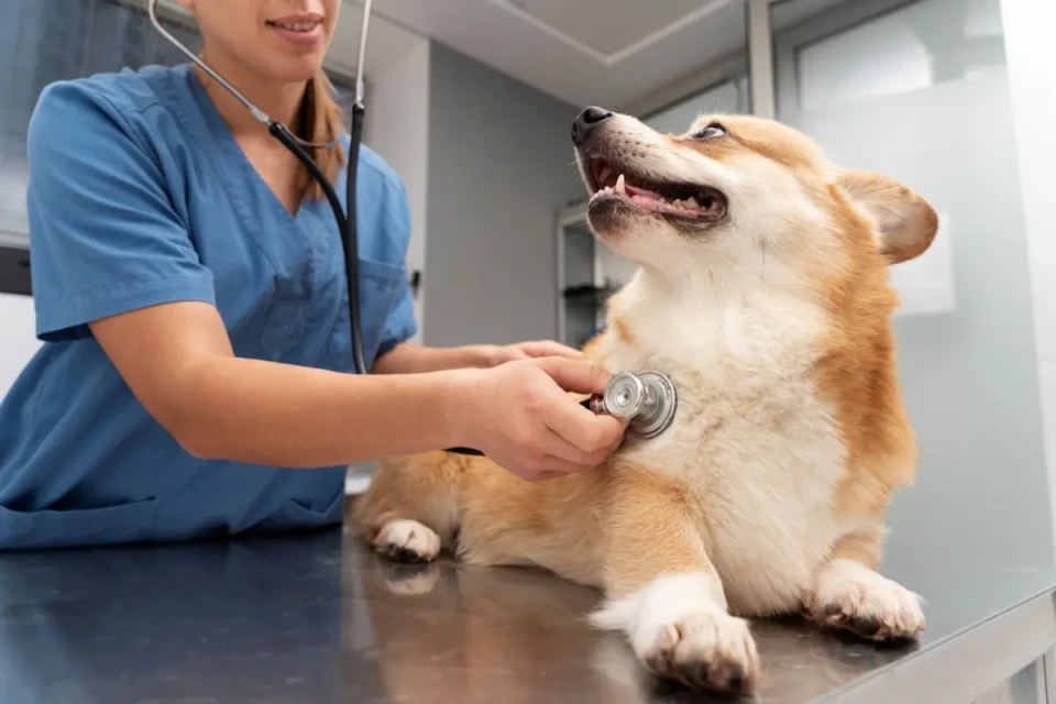 veterinarian-taking-care-pet-dog