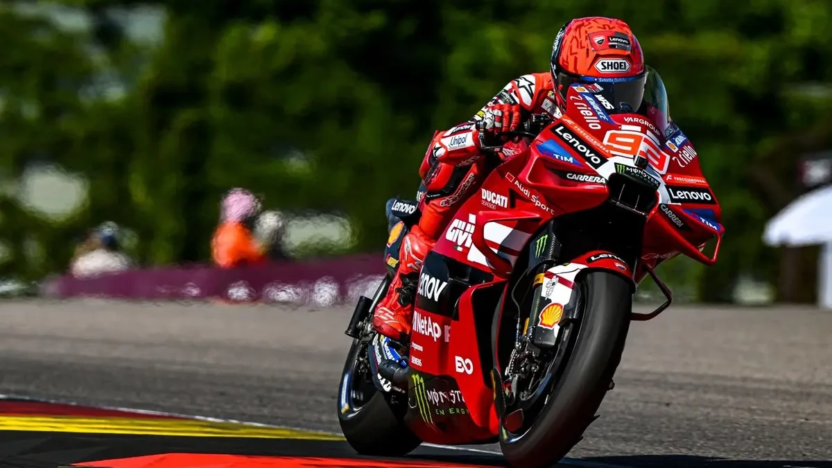 Marc Márquez no GP da Alemanha de MotoGP