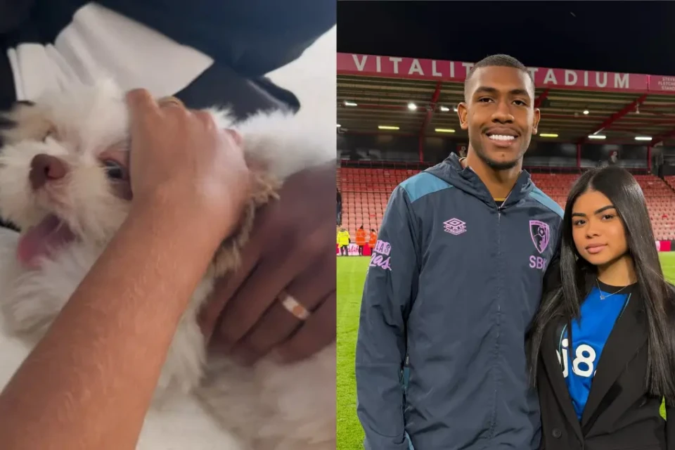 Rayan, Duda e o doguinho Duck (Foto: Reprodução)
