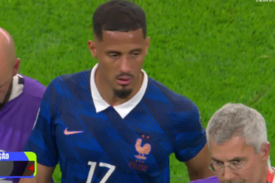Agora: França perde zagueiro Saliba, um dos melhores do mundo (Foto: Reprodução)