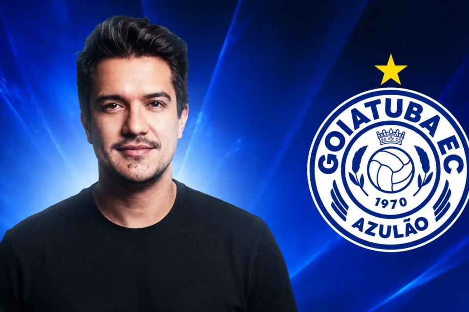 Hugo da dupla Hugo e Guilherme faz doação ao Goiatuba