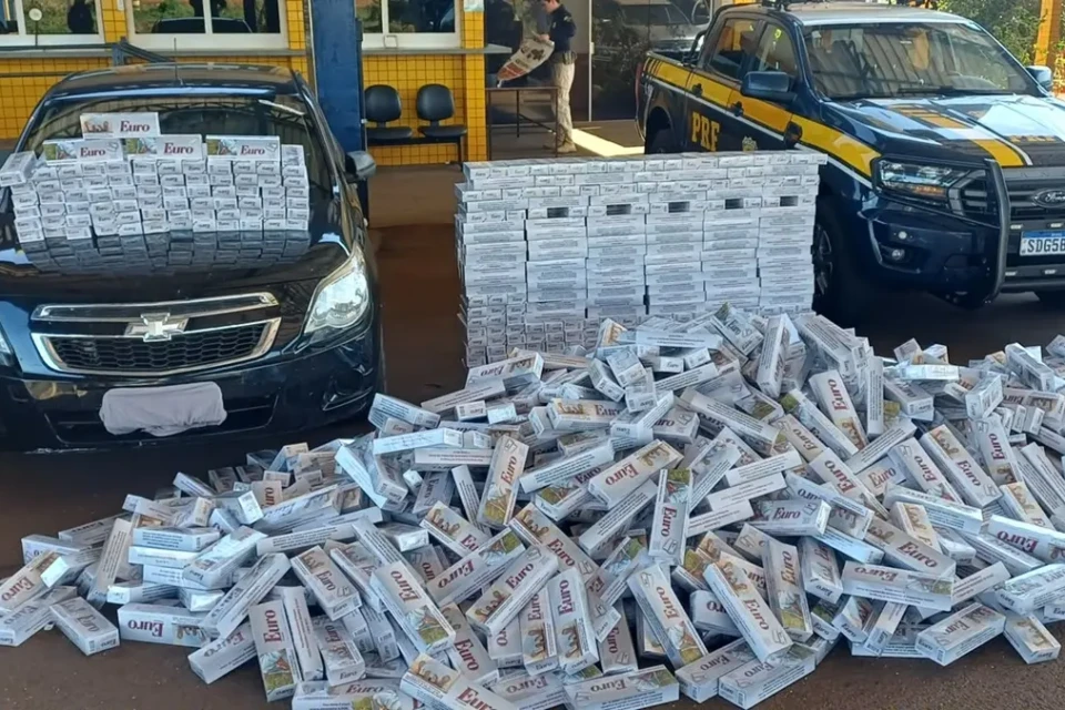 Homem é preso com 17 mil cigarros contrabandeados em Mineiros